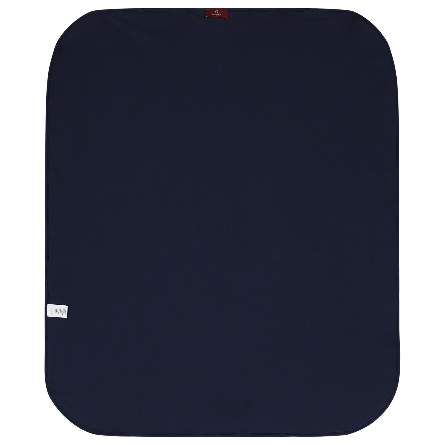 Baby Boys White & Navy Logo Blanket, 1, hi-res